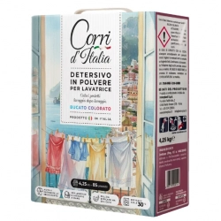 Corri d'Italia Bucato Bianco – Proszek do Prania Kolorowych Tkanin 4,25 kg (85 prań)